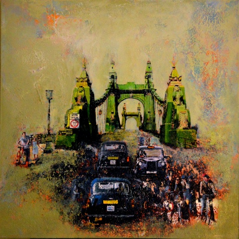 SOLD Cycling The Bridge - Click For More