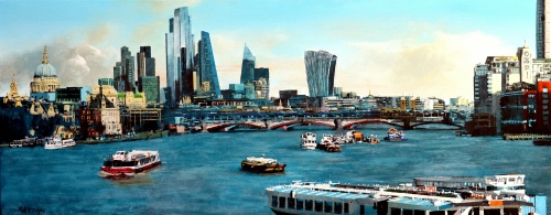 A View from Waterloo Bridge - Click For More