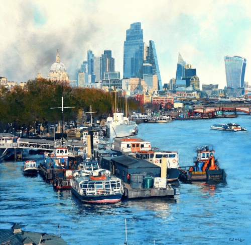 City of London from Temple Pier - Click For More